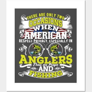 Fishing T-Shirt For Special American Occasion Posters and Art